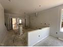 Spacious living room displaying open-concept floor plan with neutral walls at 2400 Adrift Rd, Fuquay Varina, NC 27526