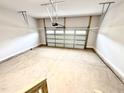 Spacious two-car garage ready for parking and storage at 315 Bishop Ln, Sanford, NC 27330