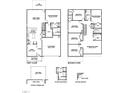 Two-story home floor plan featuring multiple bedrooms, bathrooms, and a spacious Gathering room at 328 Bishop Lane, Sanford, NC 27330