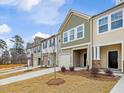 Row of townhomes showcasing appealing exteriors at 40 Lavender Ln, Clayton, NC 27520