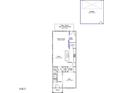 Detailed first-floor floor plan showcasing the layout of the Gathering room, kitchen, and flex room at 9212 Leaning Post Rd # 448, Wake Forest, NC 27587