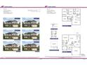 Floor plan showing 4 bedrooms, 3.5 baths, 2 car garage, formal living and dining, and first floor Primary suite at 73 High Hampton Way, Fuquay Varina, NC 27526
