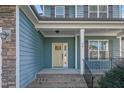 Charming entryway featuring a stylish front door and well-maintained landscaping at 98 Valley Brook Ln, Spring Lake, NC 28390