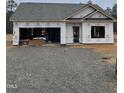 New construction craftsman style home with a two-car garage at 161 Deodora Ln, Cameron, NC 28326