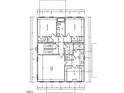 Upstairs floor plan showing the bedrooms, bathrooms, laundry, and closet spaces at 6044 Scalybark Road, Durham, NC 27712