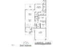 Functional floor plan highlighting a Primary suite, spacious living area, and two-car garage at 180 Brunswick Dr, Nashville, NC 27856