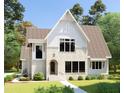 Charming two-story home with brick and vinyl siding, a manicured lawn, and a welcoming front entrance at 3341 Colby Chase Dr, Apex, NC 27539