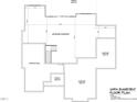 Unfinished basement floor plan including crawlspace, garage and porch at 4345 Coldwater Springs Dr, Raleigh, NC 27616