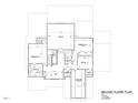 Second floor plan displaying bedrooms, baths, office, bonus room, and a loft at 4345 Coldwater Springs Dr, Raleigh, NC 27616