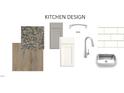 A kitchen design showcasing granite counters, wood flooring and hardware at 853 Parc Townes Dr # 9, Wendell, NC 27591