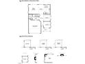 The Oxford first floorplan featuring an open layout with kitchen, dining, living areas, foyer, and two car garage at 116 Arundel Dr, Archer Lodge, NC 27527