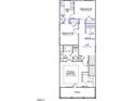Second floor plan displaying primary bedroom, two more bedrooms, a loft, and laundry at 672 Georgia'S Landing Pkwy # 69, Raleigh, NC 27603
