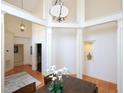 Spacious dining area with hardwood floors and a charming niche at 4701 Sandy Bay Cir, Raleigh, NC 27603