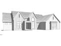 Rendering of a brick and siding home exterior at 4804 Jefferson Ln, Raleigh, NC 27616