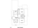 Second floor plan featuring 3 bedrooms, recreation room, multiple walk-in closets, and two bathrooms at 12 Cabin Crk, Pittsboro, NC 27312