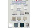 Material selections for Adams Homes Lot #90, showcasing cabinet, backsplash, and countertop options at 69 Streamline Ct, Lillington, NC 27546