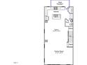 Open concept floor plan showcasing the kitchen, Gathering room, and eat-in area at 303 Chesapeake Cmns St # 99, Garner, NC 27529