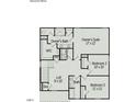 Second floor plan showing Owner's Suite, bedrooms, bath, and loft at 65 Vili Dr, Broadway, NC 27505