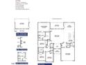 First floor plan shows 4 bedrooms, 2.5 bathrooms, Gathering room, and 2 car garage at 1684 Pecan Drive # 43, Nashville, NC 27856