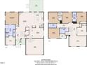 Detailed floorplan showcasing the layout of the home's two floors at 298 Hannah Yam Ln, Benson, NC 27504