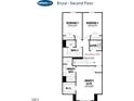 Bryce - Second Floor featuring 3 bedrooms including the owner's suite at 108 Kobus Ct, Garner, NC 27529