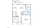 Main floor features kitchen, Gathering room, and garage at 513 Marthas View Way, Wake Forest, NC 27587