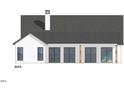 Back of house showcasing large windows and covered patio at 2952 Forest Creek Ln, Mebane, NC 27302