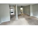 View of living room and hallway with carpeted floors at 250 S Estes Dr # Apt 94, Chapel Hill, NC 27514