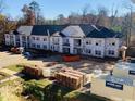 Building under construction, showing exterior framing and materials at 614 Weather Ridge Ln # 26, Cary, NC 27513