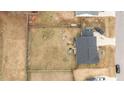 Aerial view of a property showcasing the layout, yard, and surrounding neighborhood at 173 Pine Meadow Way, Middlesex, NC 27557