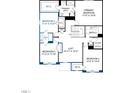 Second floor plan with primary bedroom, loft, and 3 additional bedrooms at 417 Marthas View Way, Wake Forest, NC 27587