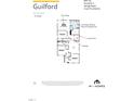 Second floor plan with bedrooms, bathrooms and a loft at 2488 Field Poppy Drive Dr # 174, Apex, NC 27502