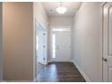 Bright entryway with hardwood floors and neutral walls at 40 Northwood Dr, Fuquay Varina, NC 27526