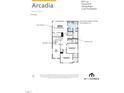 Second floor plan with owner's suite, two bedrooms, and laundry at 2484 Field Poppy Dr # 173, Apex, NC 27502