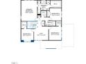 Upper floor with primary bedroom, two additional bedrooms, and a loft at 271 Magnolia Acres Ln, Fuquay Varina, NC 27526