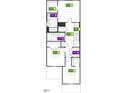 Second floor includes three bedrooms, two baths, and laundry at 130 Parker Ln, Mebane, NC 27302