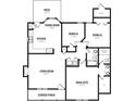 3 bedroom, 2 bath home with open floor plan, covered porch and patio at 244 Longbow Dr, Middlesex, NC 27557
