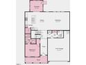 First floor plan showcasing kitchen, gathering room, and garage at 101 Cloud Berry Ln, Holly Springs, NC 27540