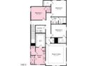 Second floor plan showing bedrooms, bathrooms, and laundry area at 1264 Hardin Hill Ln, Knightdale, NC 27545
