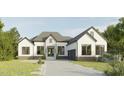 Modern two-story house with a welcoming front porch and driveway at 139 Quail Pt, Pittsboro, NC 27312
