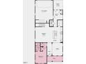 First floor plan showcasing kitchen, gathering room, and two-car garage at 1224 Hardin Hill Ln, Knightdale, NC 27545