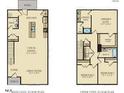 Two-story home floor plan showcasing a spacious layout with multiple bedrooms and bathrooms at 1279 Willow Tree Way, Graham, NC 27253
