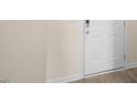 Clean entryway with light walls and wood-look flooring at 200 Starlight St, Sanford, NC 27330