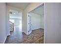 View of the foyer, office, and staircase leading to the second floor at 1108 Middlecrest Dr, Rocky Mount, NC 27804