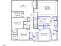 Upstairs includes spacious primary bedroom with walk-in closet and three additional bedrooms at 257 North Maple Walk Dr # 218, Garner, NC 27529
