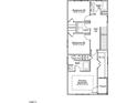 Second floor plan featuring primary bedroom, two additional bedrooms and laundry at 704 Georgia'S Landing Pkwy # 15, Raleigh, NC 27603
