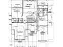Upper floor plan featuring bedrooms, an office, a rec room, and ample storage space at 131 Evander Way, Pittsboro, NC 27312