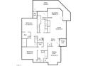 Concise floor plan showcasing a two-bedroom layout at 312 Kirkwood Dr, Chapel Hill, NC 27514