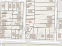 Aerial lot view showing property lines and surrounding area at 511 Alston St, Raleigh, NC 27601