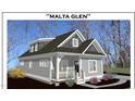 Gray house with white trim, dormer windows, and a deck at 2930 Forest Creek Ln, Mebane, NC 27302